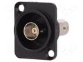 Coupler; BNC socket,both sides; insulated; 75Ω; FT; black; metal CLIFF CP30126