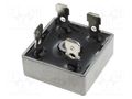 Bridge rectifier: single-phase; Urmax: 100V; If: 25A; Ifsm: 400A YANGJIE TECHNOLOGY KBPC2501-YAN