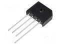 Bridge rectifier: single-phase; Urmax: 600V; If: 10A; Ifsm: 180A YANGJIE TECHNOLOGY KBU1006-YAN