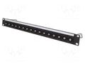 Coupler; patch panel; BNC socket,both sides; 75Ω; FT; rack; screw CLIFF CP30170