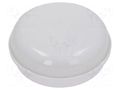 Lamp: lighting fixture; PUMA; polycarbonate; E27; IP65; Body: white PAWBOL PW-D.3188M