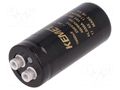 Capacitor: electrolytic; 1mF; 250VDC; Ø36x82mm; Pitch: 12.8mm; ±20% KEMET ALS30A102DE250