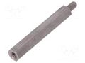 Screwed spacer sleeve; 45mm; Int.thread: M4; Ext.thread: M4 DREMEC TFM-M4X45/DR246