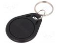 RFID pendant; plastic; black; 125kHz; 8BROM SYSTEM 7 SECURITY S103N-BK