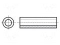 Spacer sleeve; cylindrical; polyamide; L: 2.5mm; Øout: 3.7mm FIX&FASTEN FIX-2-2.5