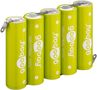 5x AA (Mignon) - 2100 mAh, Solder tail (Z),(NiMH), 6 V 55582 4040849555824