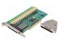 Isolated digital I/O card; D-Sub 62pin,female; 175x100mm ADVANTECH PCI-1762-BE