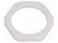 Nut; PG29; polyamide; Thk: 7mm; Spanner: 46mm; grey; Thread: PG HUMMEL HUMMEL-1262290011