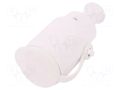 Connector: AC supply; female; socket; 2P+PE; 250VAC; 16A; white JONEX TX-GN-H2BI