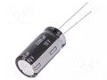 Capacitor: electrolytic; THT; 3300uF; 10VDC; Ø12.5x25mm; Pitch: 5mm PANASONIC EEUEB1A332