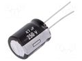 Capacitor: electrolytic; THT; 47uF; 250VDC; Ø16x20mm; Pitch: 7.5mm PANASONIC EEUEB2E470S