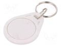 RFID pendant; plastic; white; 125kHz; 8BROM SYSTEM 7 SECURITY S103-WE