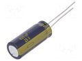 Capacitor: electrolytic; low ESR; THT; 820uF; 25VDC; Ø10x25mm; ±20% PANASONIC EEUFC1E821