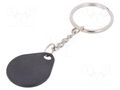 RFID pendant; plastic; black; 125kHz; 8BROM SYSTEM 7 SECURITY S1031-BK