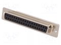 Connector: D-Sub; PIN: 37; plug; female; for cable; straight HARTING 09670374701