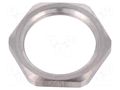Nut; M20; stainless steel; Thk: 3mm; Spanner: 24mm; Thread: metric HUMMEL HUMMEL-1161200058