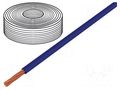 Wire; LifY; 1x2.5mm2; stranded; Cu; PVC; blue; 450V,750V; -15÷80°C HELUKABEL LIFY-2.50MM2-BL