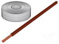 Wire; LifY; 1x2.5mm2; stranded; Cu; PVC; brown; 450V,750V; -15÷80°C HELUKABEL LIFY-2.50MM2-BR