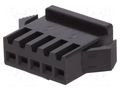 Connector: wire-wire; plug; female; PIN: 5; SM; for cable; 2.5mm JST SMP-05V-BC