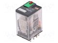 Relay: electromagnetic; 4PDT; Ucoil: 24VAC; Icontacts max: 6A SCHNEIDER ELECTRIC RXM4AB1B7