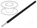 Wire; TLYc; stranded; Cu; 0.22mm2; PVC; black; 150V; 500m; Class: 5 TECHNOKABEL TLY-0.22C-BK