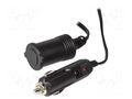 Cigarette lighter socket extension cord; Sup.volt: 12VDC; 8A LOGILINK CP0112