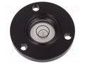 Spirit level; mounting flange, for inserting; H: 10mm; aluminium ELESA+GANTER GN2277-ALS-25-K30B