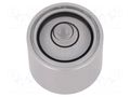 Spirit level; H: 13mm; aluminium; Body: natural; bull's eye levels ELESA+GANTER GN2280-ALN-17-K30