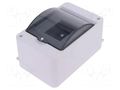 Enclosure: for modular components; IP30; wall mount; white; ABS PAWBOL PW-C.2063