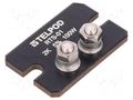 Resistor: thick film; screw; 2kΩ; 100W; ±5%; RTS; 2.5kV; 38x25x2mm TELPOD RTS-01-100-2K-5-5A