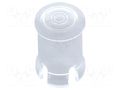 LED lens; round; polycarbonate; transparent; 5mm; Front: convex FIX&FASTEN FIX-LC5-1