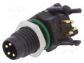 Connector: M8; male; PIN: 4; angled 90°; for panel mounting; socket DEGSON ELECTRONICS SM8-D52C-A4H-0