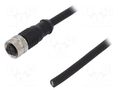 Connector: M12; plug; female; PIN: 5; straight; B code-Profibus; 4A DEGSON ELECTRONICS SM12-PVT-B5F2A010U