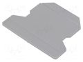 Separating plate; grey; polyamide; UK PHOENIX CONTACT ATP-UK