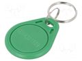 RFID pendant; plastic; green; 125kHz; 8BROM SYSTEM 7 SECURITY S103N-GN