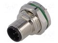 Connector: M12; socket; PIN: 5; male; 60V; straight; IP65,IP67; THT DEGSON ELECTRONICS SM12-D8C-A5K-0