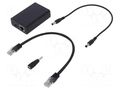 PoE power supply unit; DC socket,RJ45 socket x2; PoE (PoE) DIGITUS DN-95205