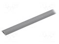 Closed cable trunkings; grey; L: 1m; PVC; H: 6mm; W: 20mm; H1: 4mm KSS WIRING RD-20