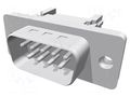 Connector: D-Sub; PIN: 9; plug; male; for ribbon cable; straight HARTING 09661286702