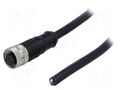 Connector: M12; plug; female; PIN: 5; straight; B code-Profibus; 4A DEGSON ELECTRONICS SM12-PVT-B5F2A010V