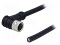 Connector: M8; female; PIN: 5; 3A; 30V; IP65,IP67; angled 90°; plug DEGSON ELECTRONICS SM8-PRT-B5F-2A010V