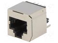 Connector: RJ45; socket; PIN: 8; Cat: 5; shielded; 8p8c; THT; straight ENCITECH RJJS88142E1V002