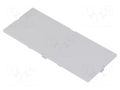 Front panel; with frame,with holder; grey ITALTRONIC IT-P05060201P.BL