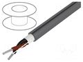 Wire; Xtra Guard® 1; 2x22AWG; unshielded; 300V; 30.5m; Cu; stranded ALPHA WIRE 5002C-SL005