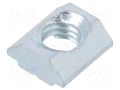 Nut; for profiles; Width of the groove: 6mm; steel; zinc; T-slot FATH FA-096506