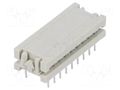 Connector: IDC; PIN: 18; IDC,THT; for ribbon cable; 2x9; 1.27mm CONEC AWDIL-18P