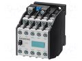 Contactor: 10-pole; NC + NO x9; 24VAC; 10A; for DIN rail mounting SIEMENS 3TH4391-0AB0