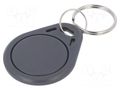 RFID pendant; plastic; grey; 125kHz; 8BROM SYSTEM 7 SECURITY S103-GY