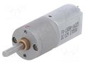 Motor: DC; with gearbox; 12VDC; 1.6A; Shaft: D spring; 57rpm; 250: 1 POLOLU POLOLU-3482