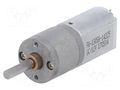 Motor: DC; with gearbox; 12VDC; 1.6A; Shaft: D spring; 29rpm; 488: 1 POLOLU POLOLU-3485